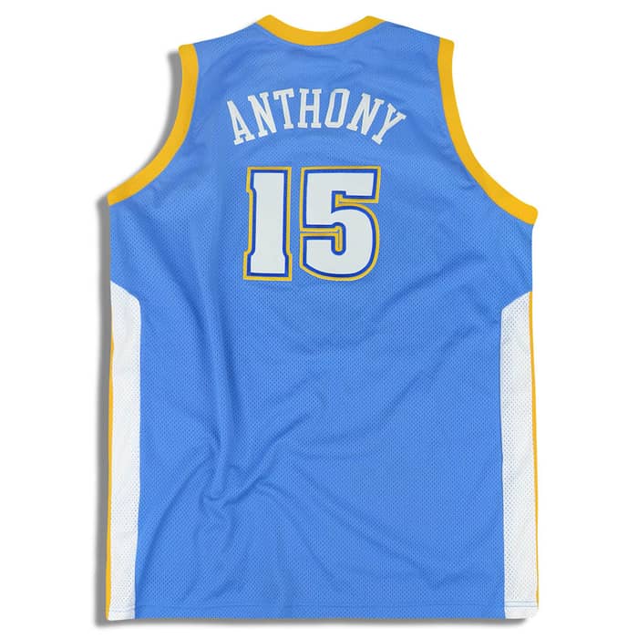 2003-10 Authentic Denver Nuggets Anthony #15 Champion Jersey (Away) XXL
