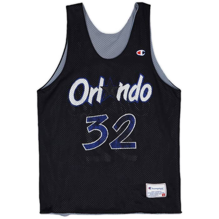 1992-96 Orlando Magic #32 Champion Reversible Training Jersey - 3/10 - (L)