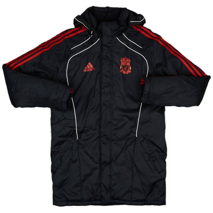 2010-11 Liverpool adidas Padded Bench Coat - 6/10 - (S)