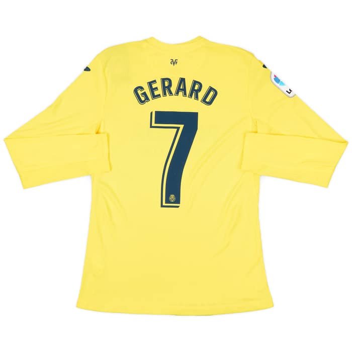 2020-21 Villarreal Home L/S Shirt Gerard #7 (M)