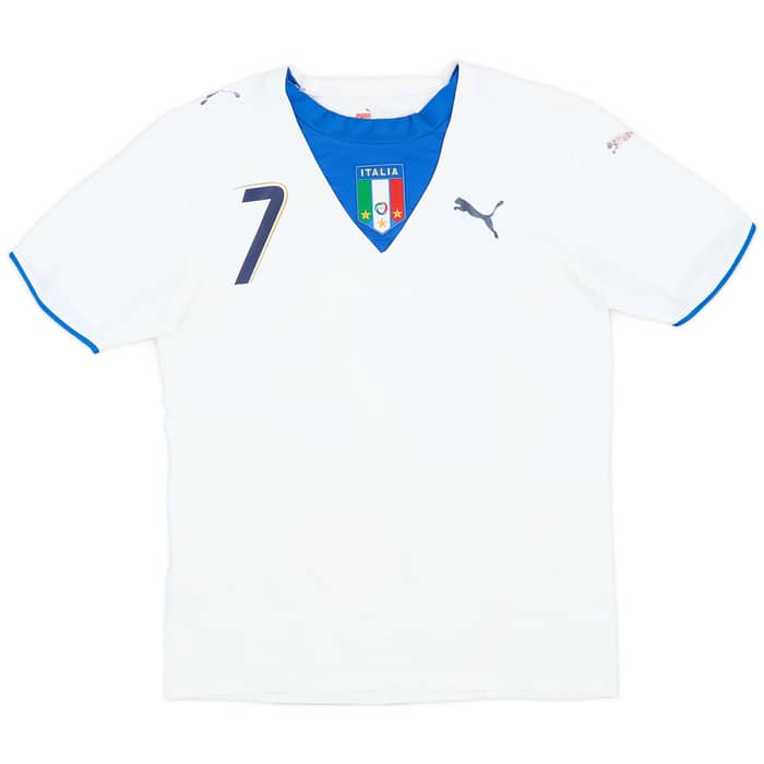 2006 Italy Away Shirt Del Piero #7 - 6/10 - (M)