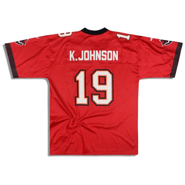 2000 Tampa Bay Buccaneers K. Johnson #19 Puma Jersey (Home) L