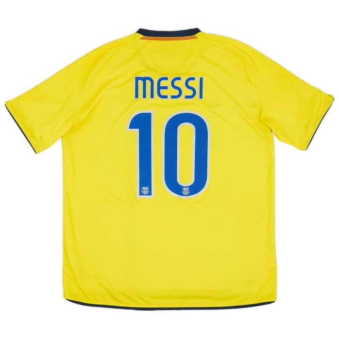 2008-10 Barcelona Away Shirt Messi #10 - 6/10 - (XL)
