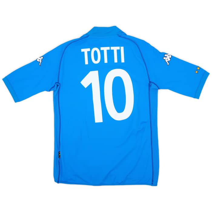 2002 Italy Home Shirt Totti #10 (XL)