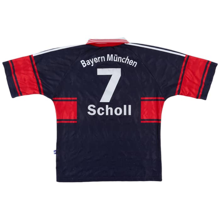 1997-99 Bayern Munich Home Shirt Scholl #7 - 6/10 - (L)