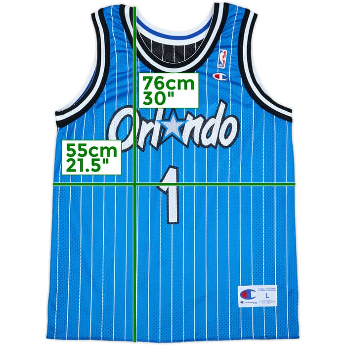 1994-98 Orlando Magic A.Hardaway #1 Champion Reversible Jersey - 9/10 - (L)