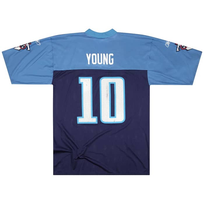 2007 Tennessee Titans Young #10 Reebok Replica Jersey (Home) L