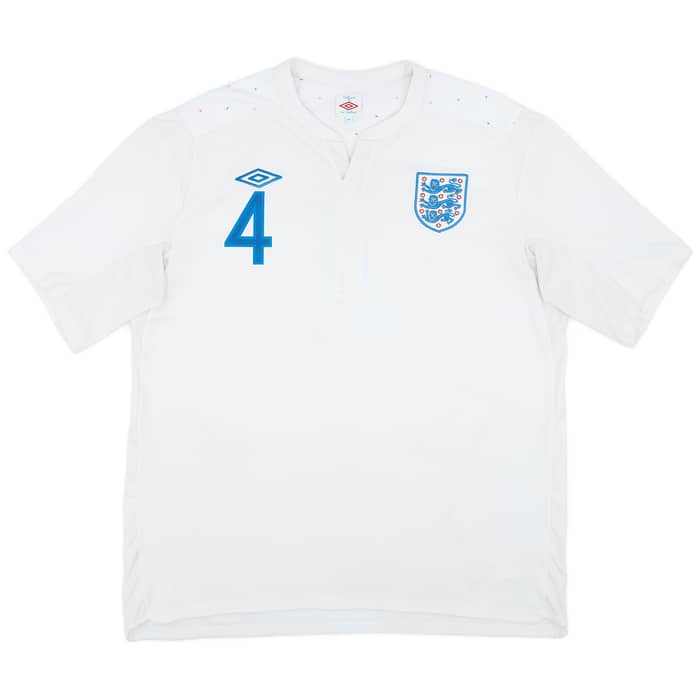 2010-11 England Home Shirt Gerrard #4 - 6/10 - (XXL)