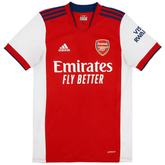 2021-22 Arsenal Home Shirt Saka #7 - 7/10 - (S)