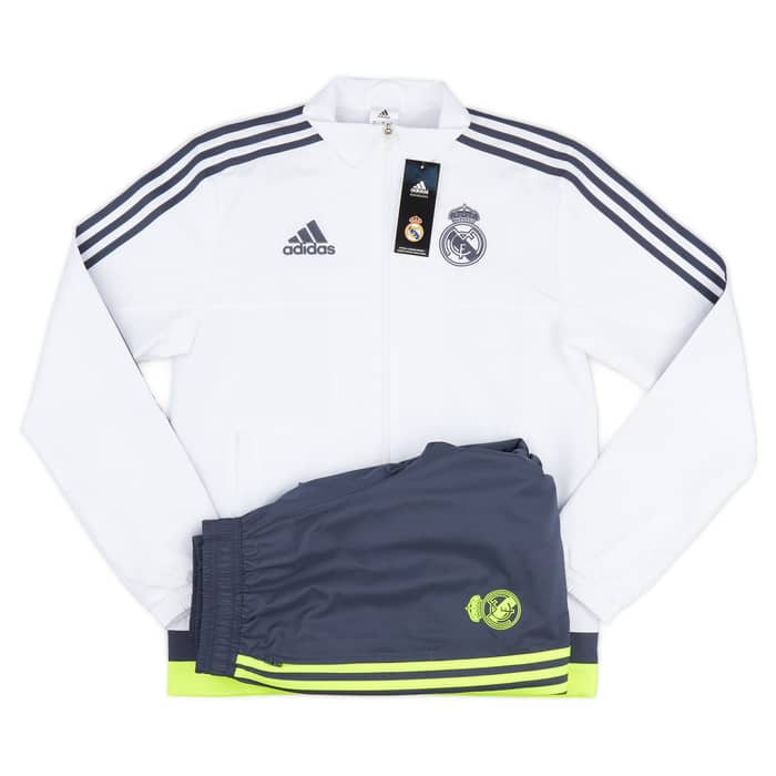 2015-16 Real Madrid adidas Training Tracksuit - NEW - (XS)