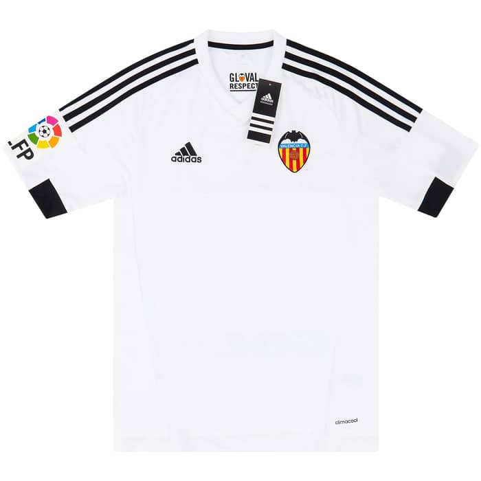 2015-16 Valencia Home Shirt (S)