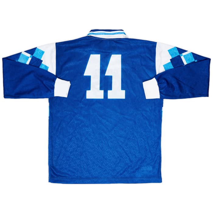 1992-93 Pescara Match Worn Away L/S Shirt #11 (Ferretti)
