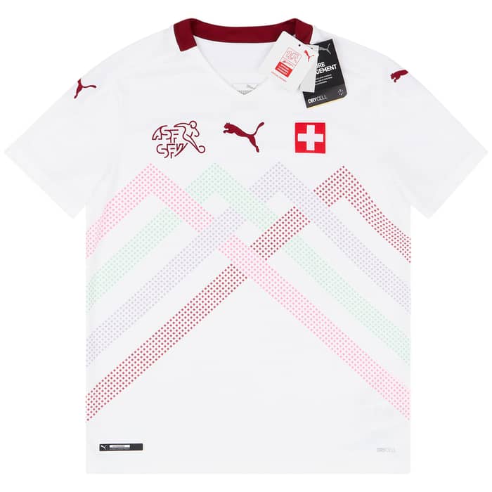 2020-21 Switzerland Away Shirt (KIDS)