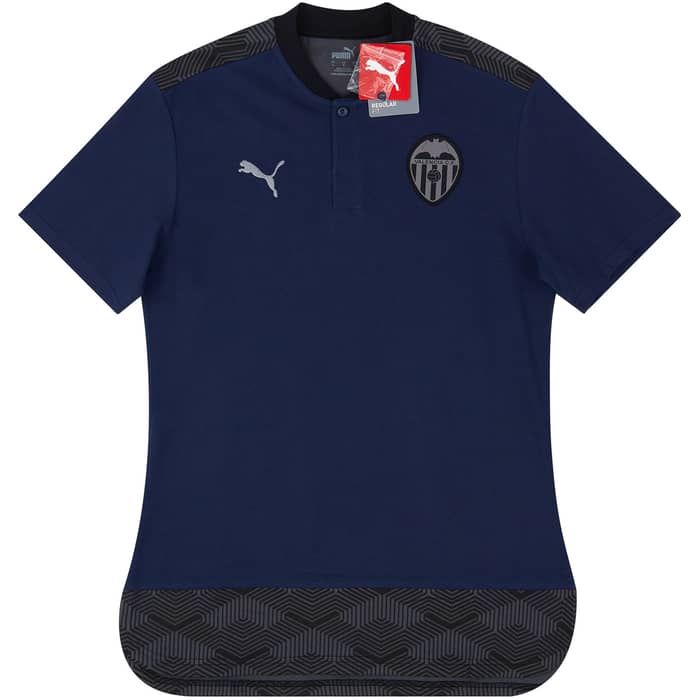 2020-21 Valencia Puma Casuals Polo T-Shirt