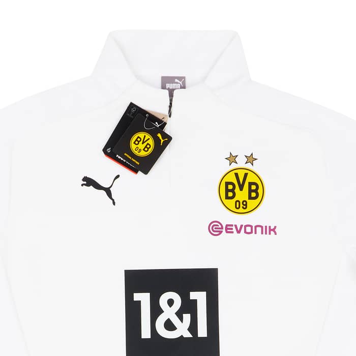 2021-22 Borussia Dortmund Puma 1/4 Zip Training Fleece Top