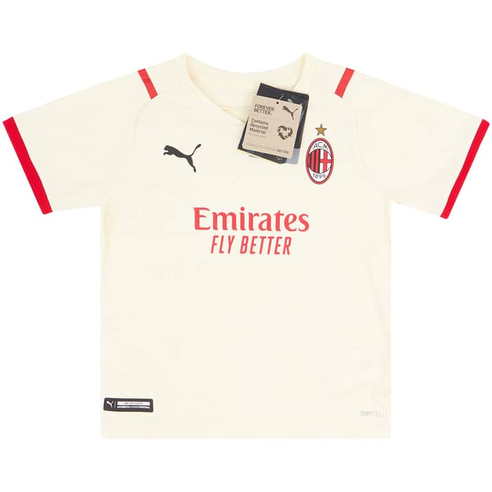 2021-22 AC Milan Away Full Kit - (Little Kids)