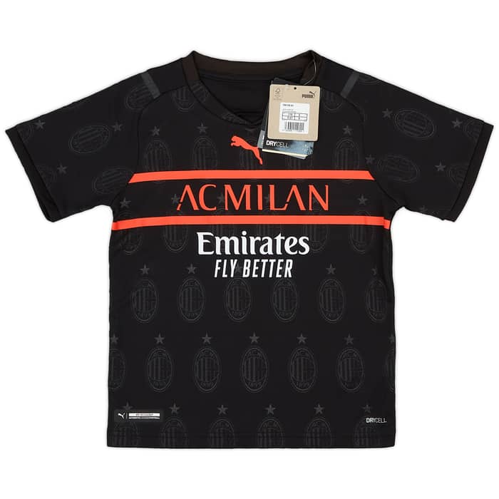 2021-22 AC Milan Third Full Kit - (Little Kids)
