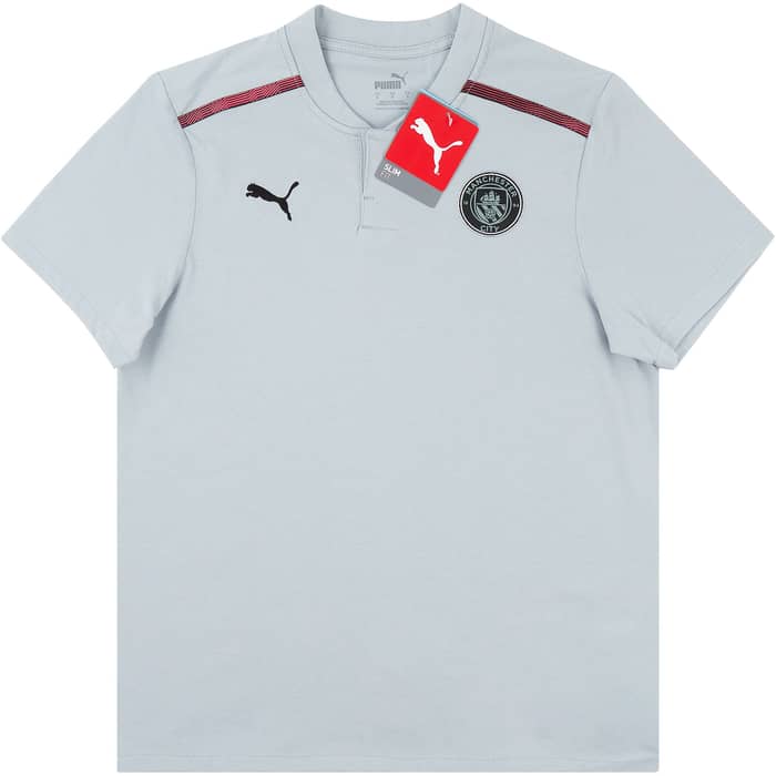 2021-22 Manchester City Puma Polo T-Shirt (Womens (L))