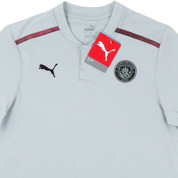 2021-22 Manchester City Puma Polo T-Shirt (Womens (L))