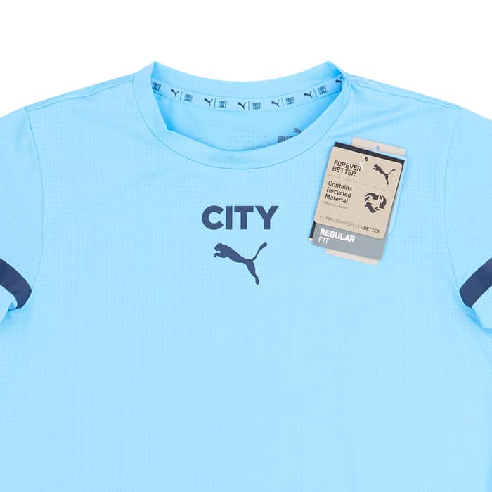 2021-22 Manchester City Puma Pre-Match Shirt (KIDS)