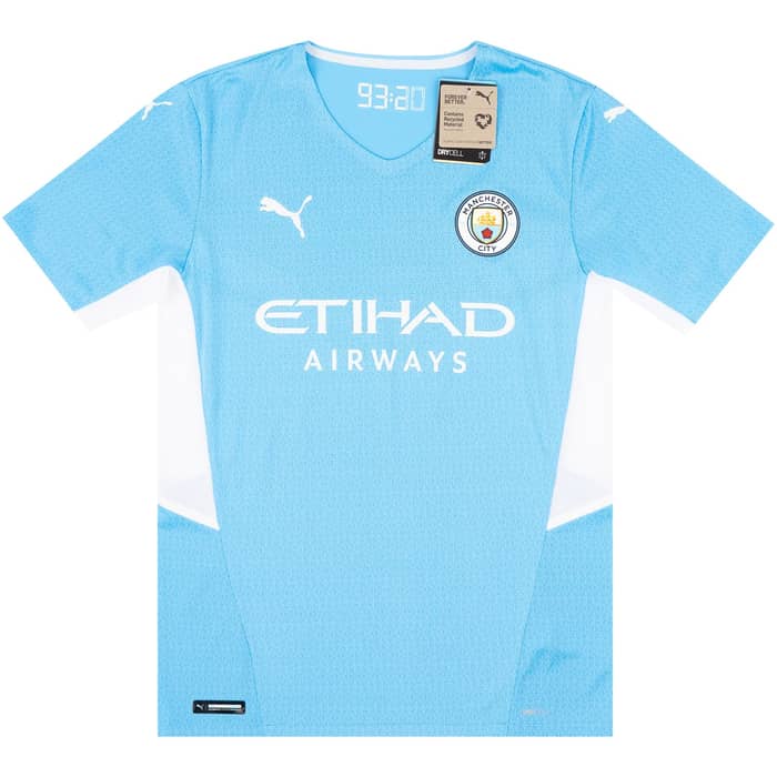 2021-22 Manchester City Player Issue Home Shirt