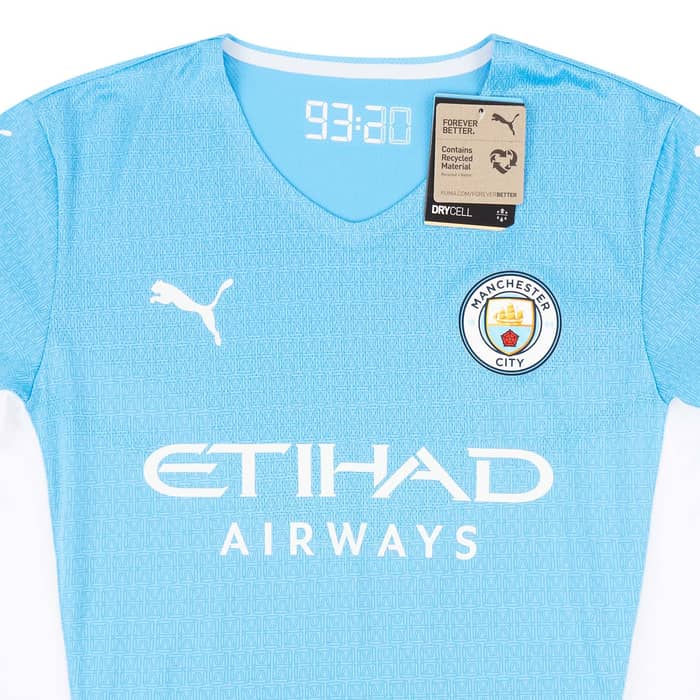 2021-22 Manchester City Player Issue Home Shirt