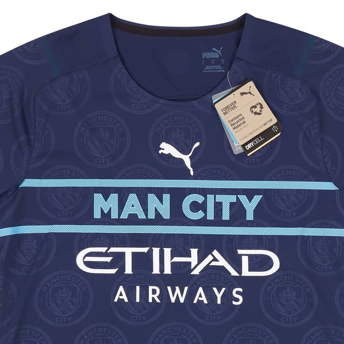 2021-22 Manchester City Player Issue Third Shirt