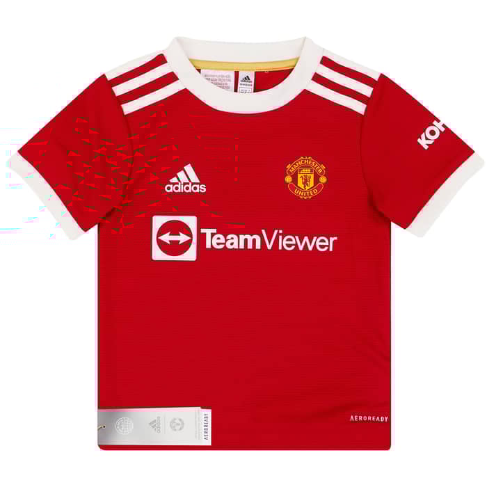 2021-22 Manchester United Home Full Kit (Little Kids)