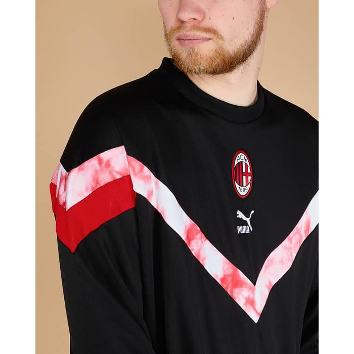 2021-22 AC Milan Puma Iconic Sweat Top