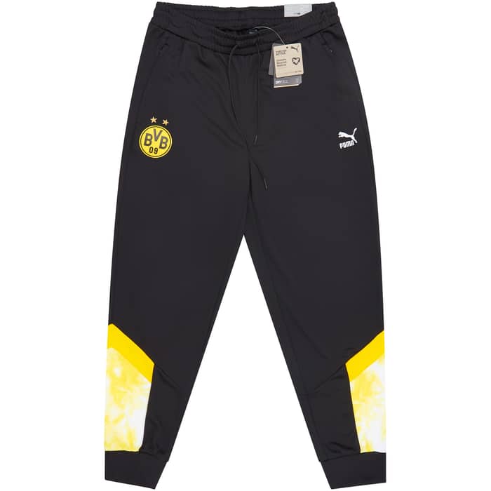 2021-22 Borussia Dortmund Puma Iconic MCS Mesh Training Pants/Bottoms