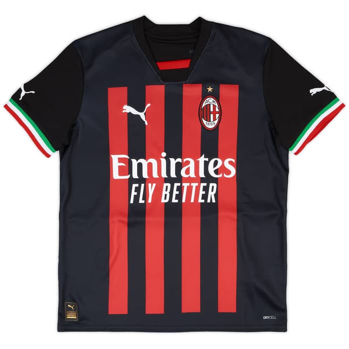 2022-23 AC Milan Home Shirt (KIDS)