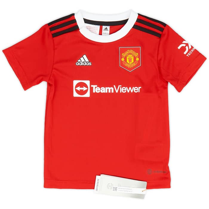 2022-23 Manchester United Home Shirt & Shorts Kit (BABY)