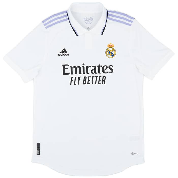 2022-23 Real Madrid Authentic Home Shirt