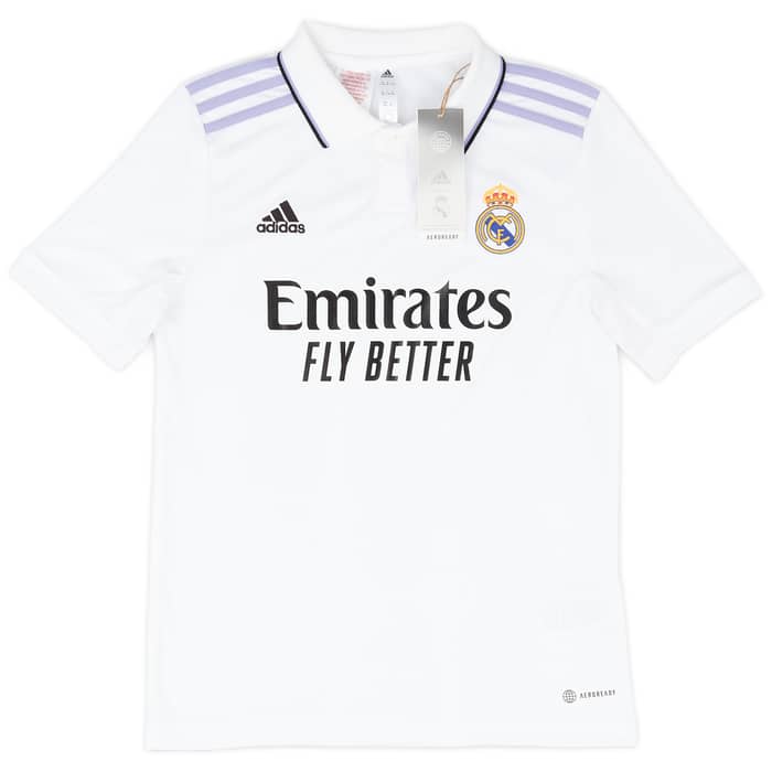 2022-23 Real Madrid Home Full Kit - (KIDS)
