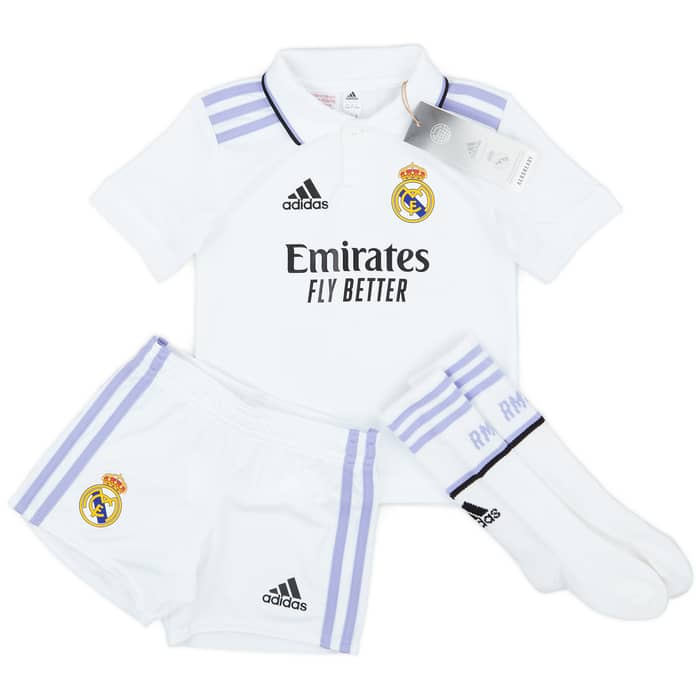 2022-23 Real Madrid Home Full Kit - (18-24 Months)