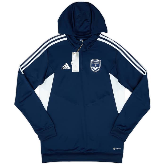 2022-23 Bordeaux adidas 1/4 Zip Hooded Training Top
