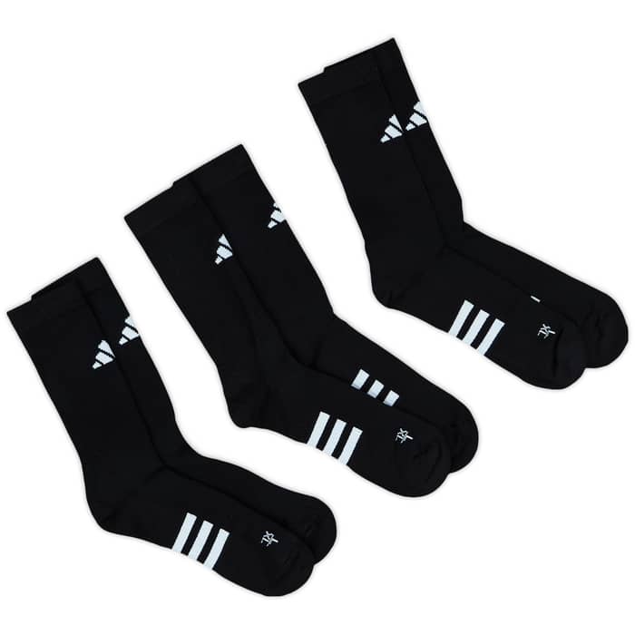 2024-25 adidas Training Crew Socks - Pack of 3 Pairs - (UK 11-12.5)