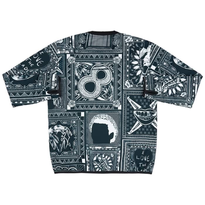 2023-24 Arsenal adidas x Ian Wright Pre-Match Sweat Top