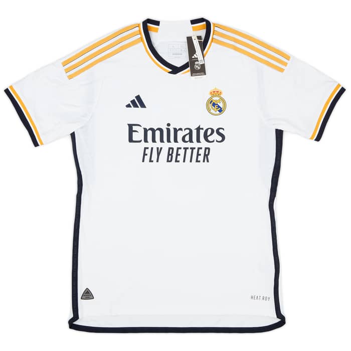 2023-24 Real Madrid Authentic Home Shirt Vini Jr #7