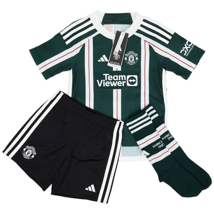 2023-24 Manchester United Away Full Kit Little Kids