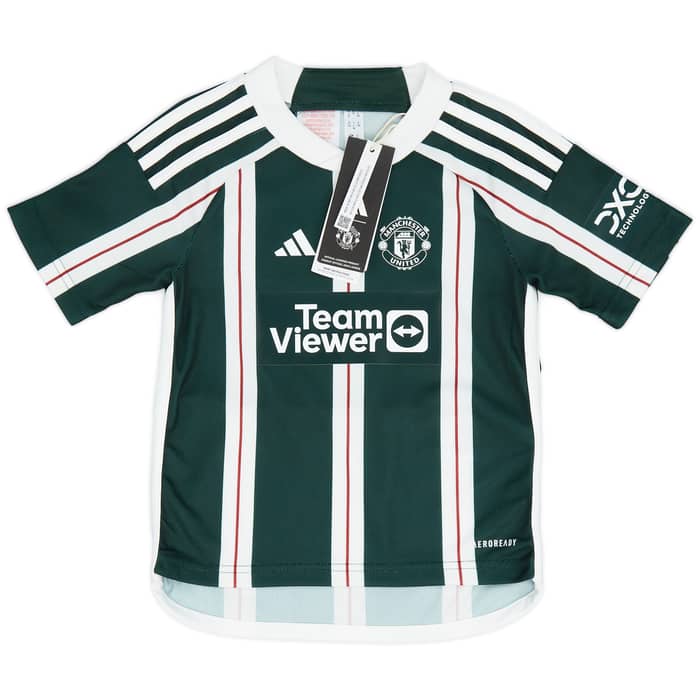 2023-24 Manchester United Away Full Kit Little Kids