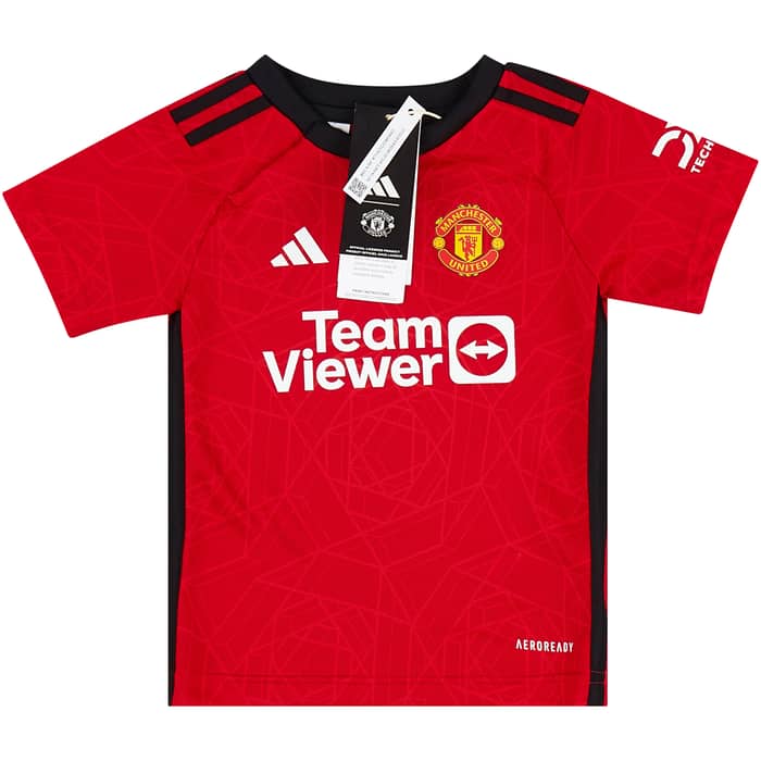 2023-24 Manchester United Home Shirt & Shorts Kit BABY