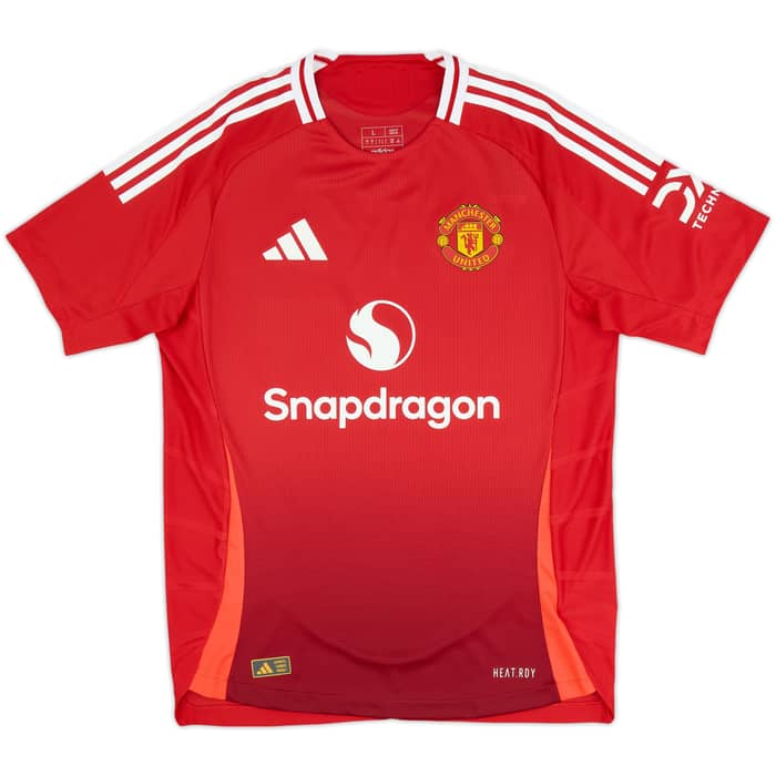 2024-25 Manchester United Authentic PI Home Shirt - As New