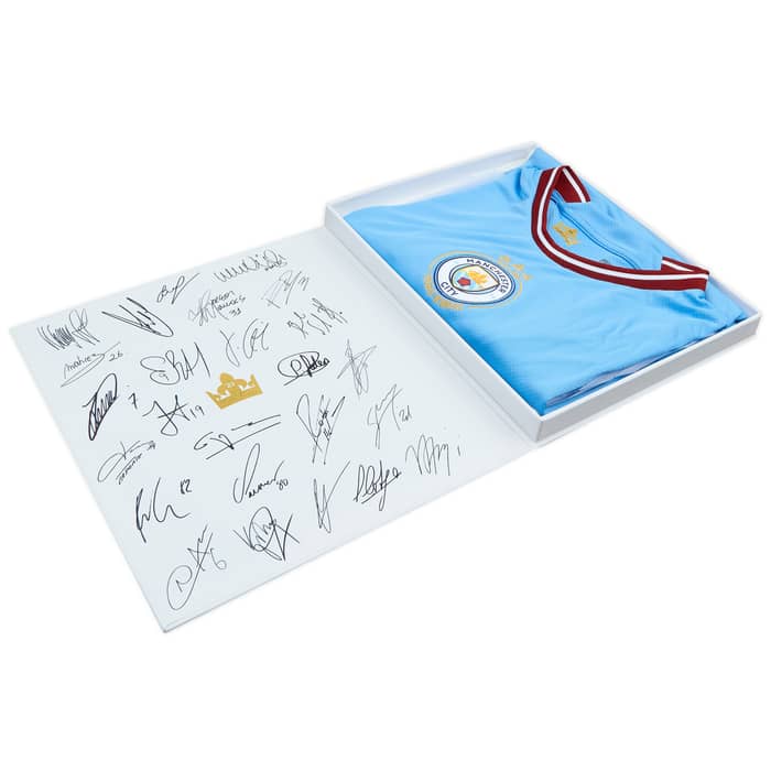2022-23 Manchester City Home 'Treble Winners Commemorative' Shirt - In Box