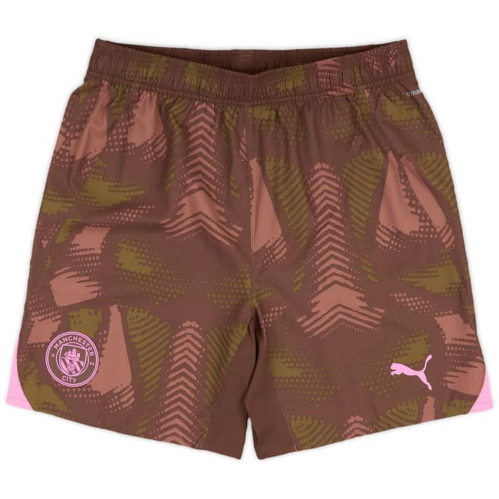 2024-25 Manchester City Player Issue GK Home Shorts (XL)