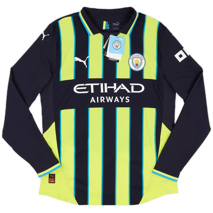 2024-25 Manchester City Authentic Away L/S Shirt