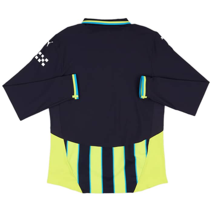 2024-25 Manchester City Authentic Away L/S Shirt