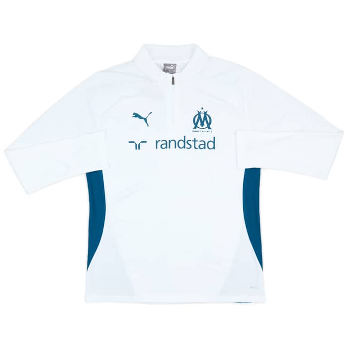 2024-25 Olympique Marseille Puma 1/4 Zip Training Top (L)