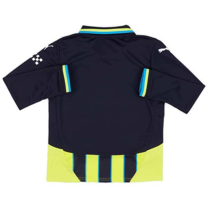 2024-25 Manchester City Away L/S Shirt (KIDS)