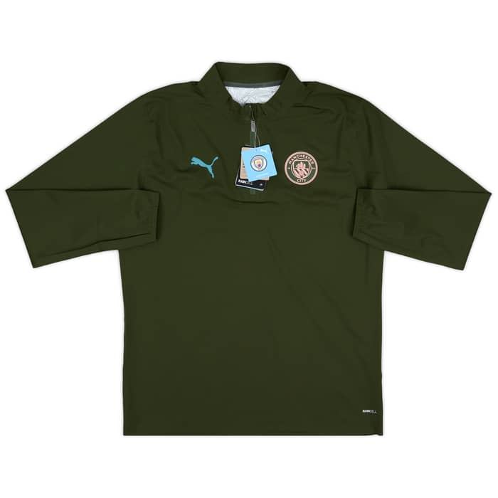 2024-25 Manchester City Puma 1/4 Zip Training Rain Top
